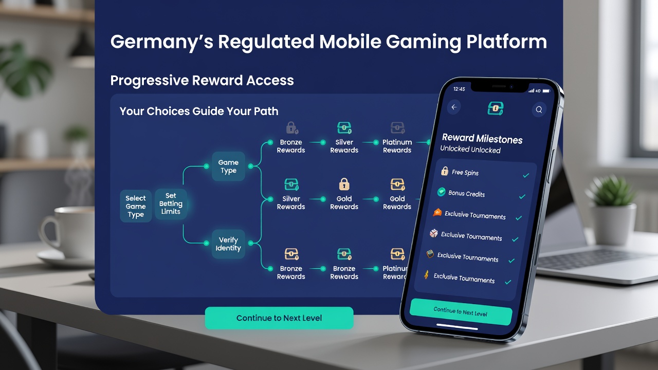 Beispiel einer gestaffelten Belohnungsstruktur in einer mobilen Gaming-App mit Fokus auf deutsche Regulierungen