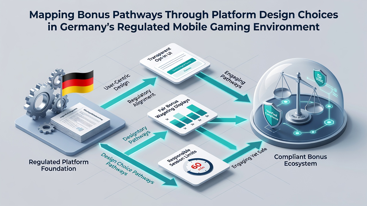 Mobile Gaming-Plattform mit Fokus auf Design-Integration von Bonus-Strukturen