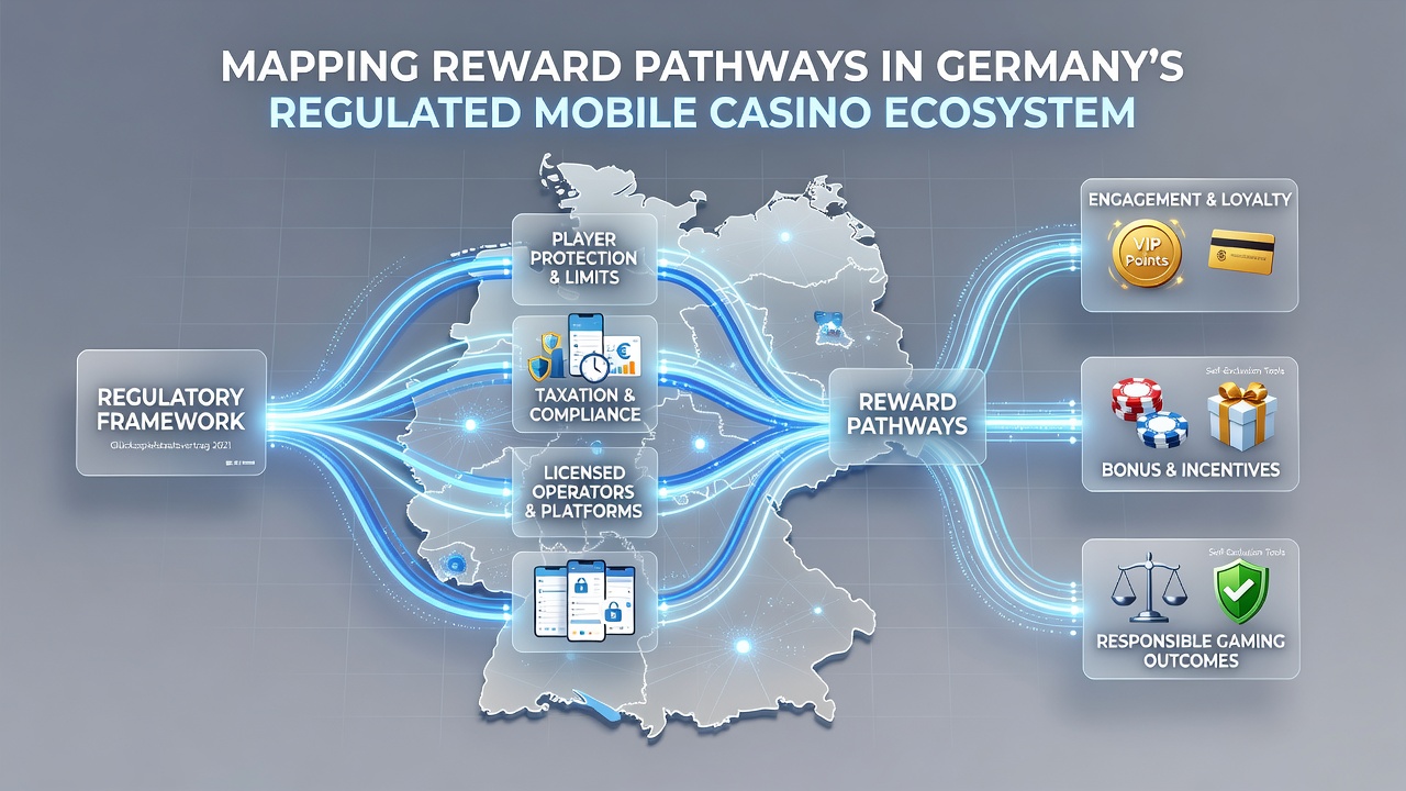 Grafik zu Zahlungsflüssen und VIP-Aufstiegen in deutschen mobilen Casinos