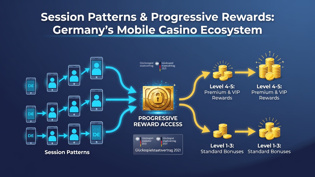 Visualisierung der Verbindung von Spielverhalten zu VIP-Belohnungen auf mobilen Plattformen